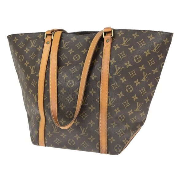 AUTHENTICITY GUARANTEED LOUIS VUITTON Sac Shopping Shoulder Tote Bag Monogram - Picture 1 of 16